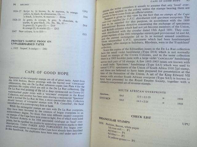 SPECIMEN STAMPS OF THE CROWN COLONIES, incl COGH & RHODESIA