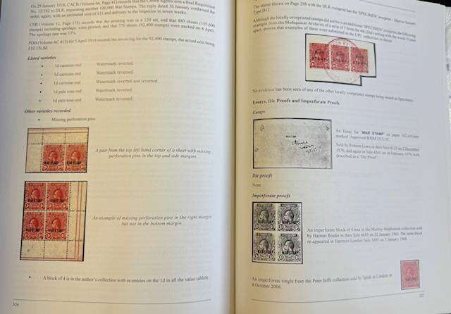 WW1 WAR TAX STAMPS - A SUPERB PUBLICATION