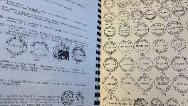 POSTMARKS, POSTAL HISTORY OF NORTHERN RHODESIA & ZAMBIA