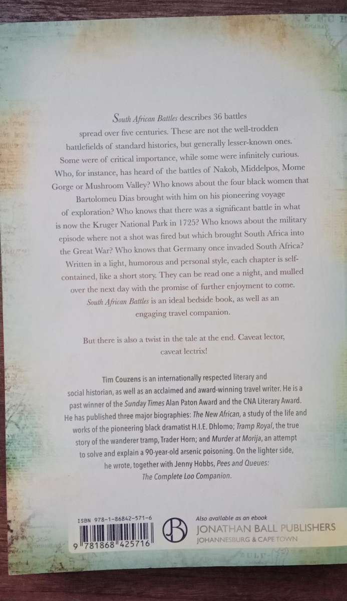 Battles of South Africa Book - Tim Couzens