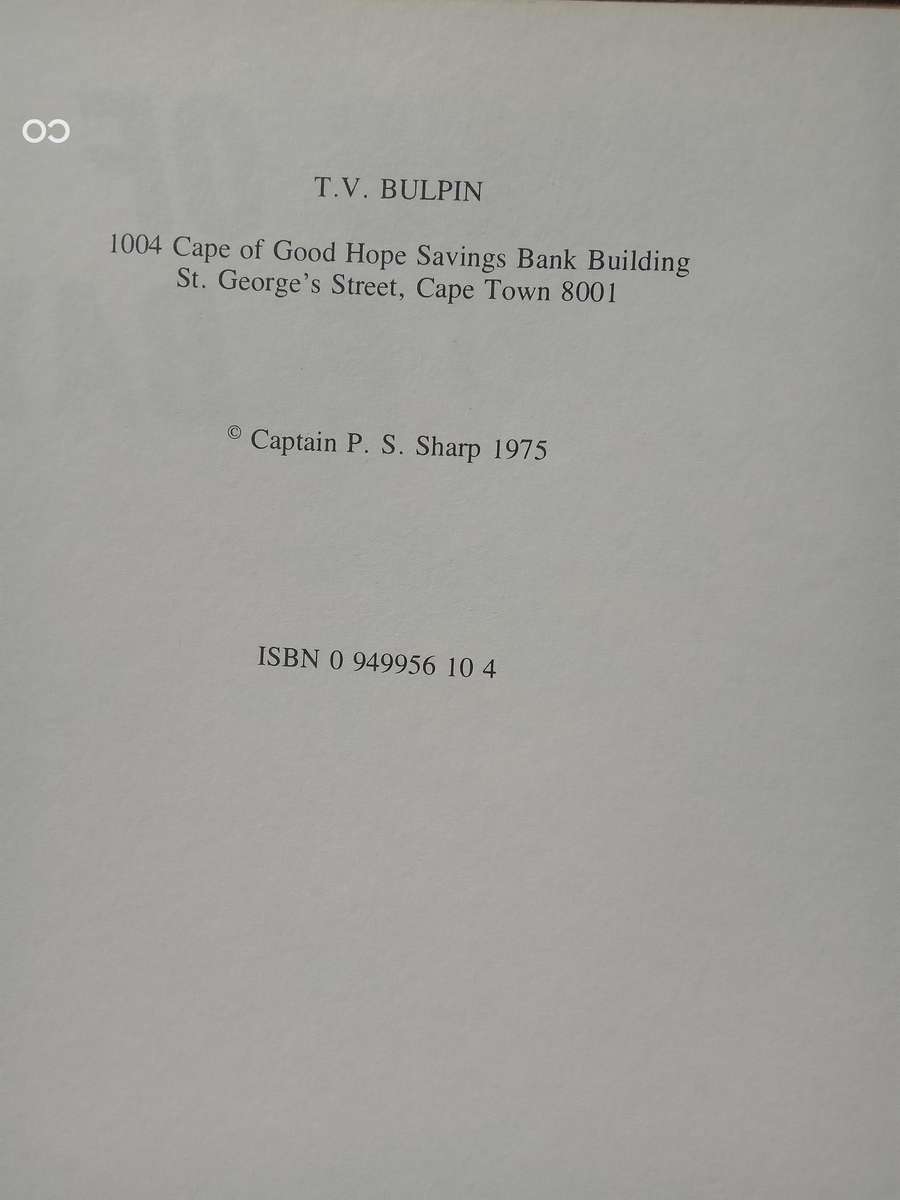 Tales of Table Bay - Captain P.S. Sharp