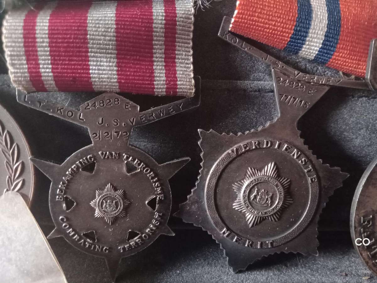 Police Medals & extra - Col. J.S. Verwey