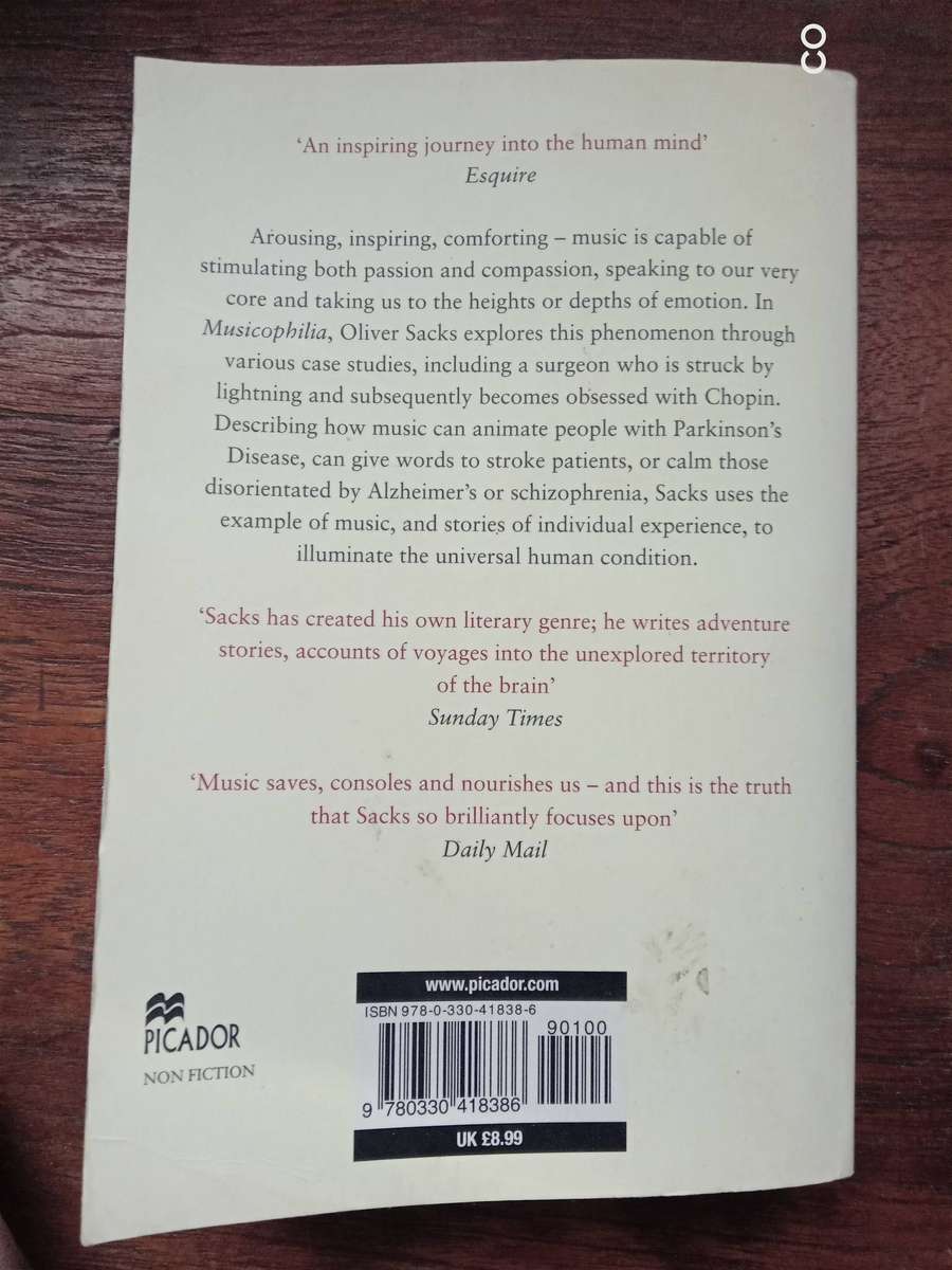 Musicophilia - Oliver Sacks