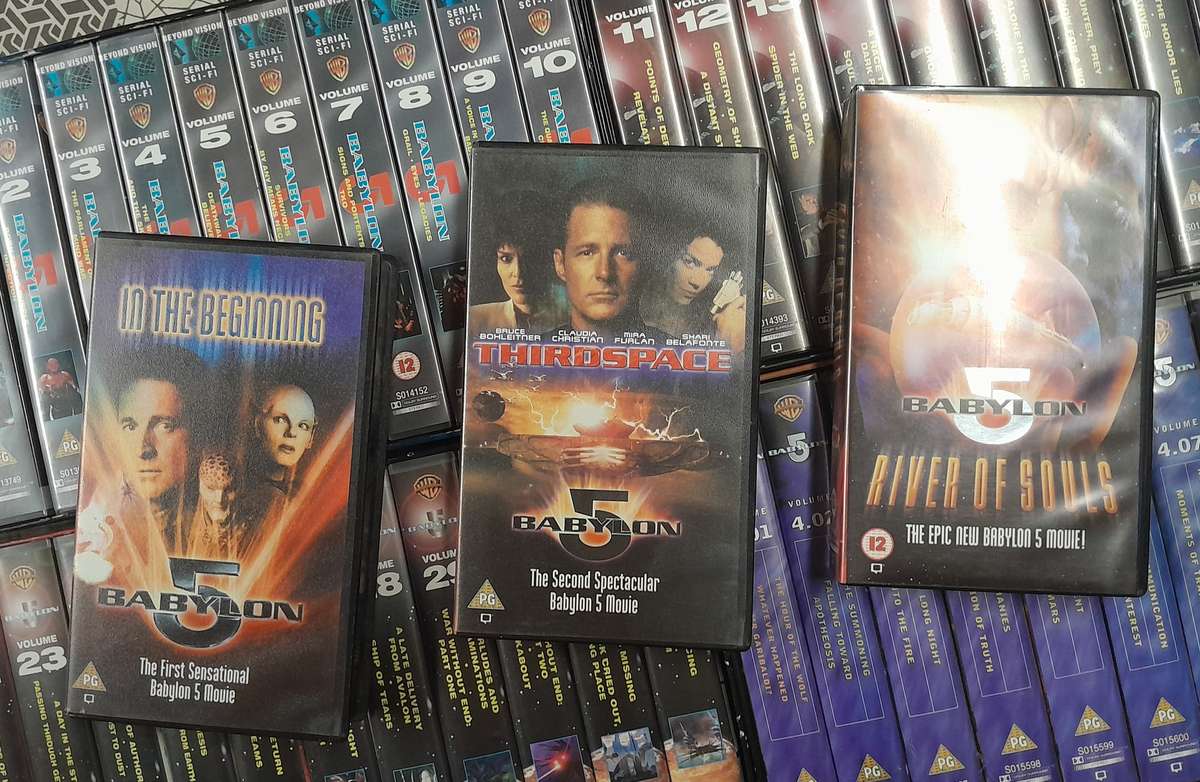 Babylon 5 Seasons 1 to 4 VHS bundle plus 3 movies (47 VHS bundle)