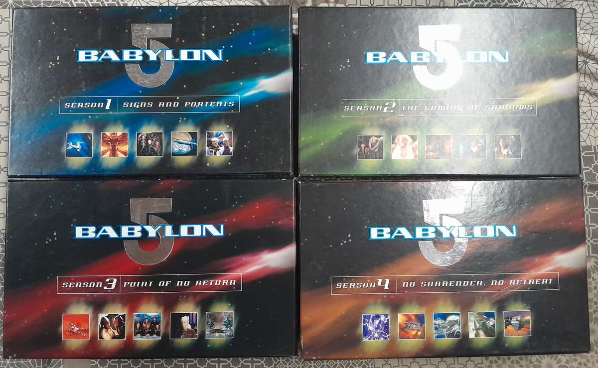 Babylon 5 Seasons 1 to 4 VHS bundle plus 3 movies (47 VHS bundle)