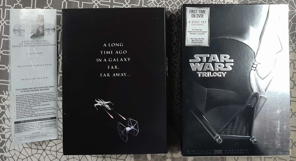 Star Wars Trilogy 4dvd box set