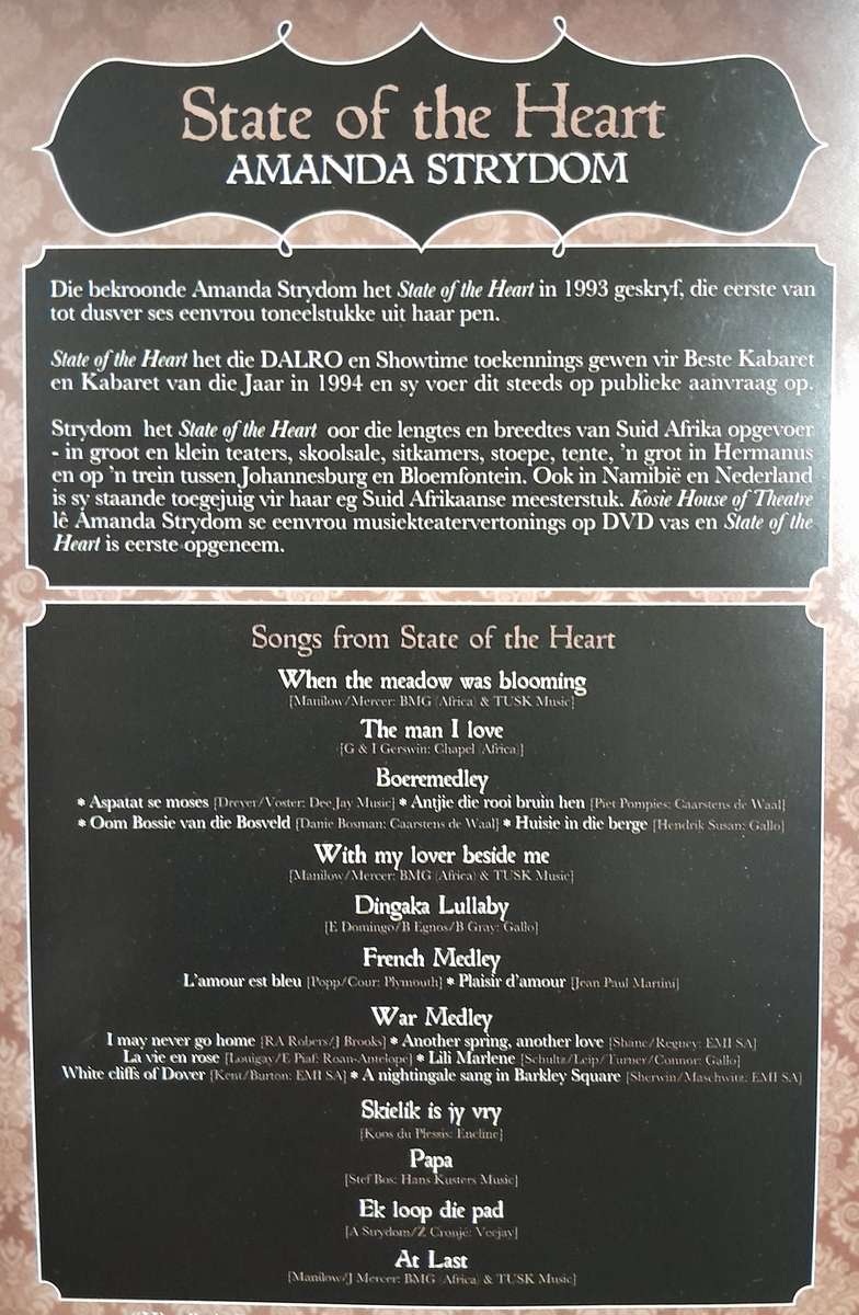Amanda Strydom - State of the Heart LIVE DVD