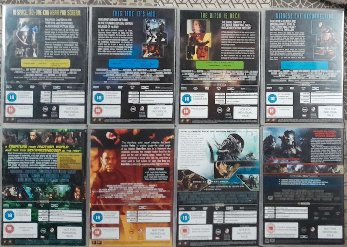 Alien / Predator - Total Destruction Ultimate DVD Collection (8 disc set)