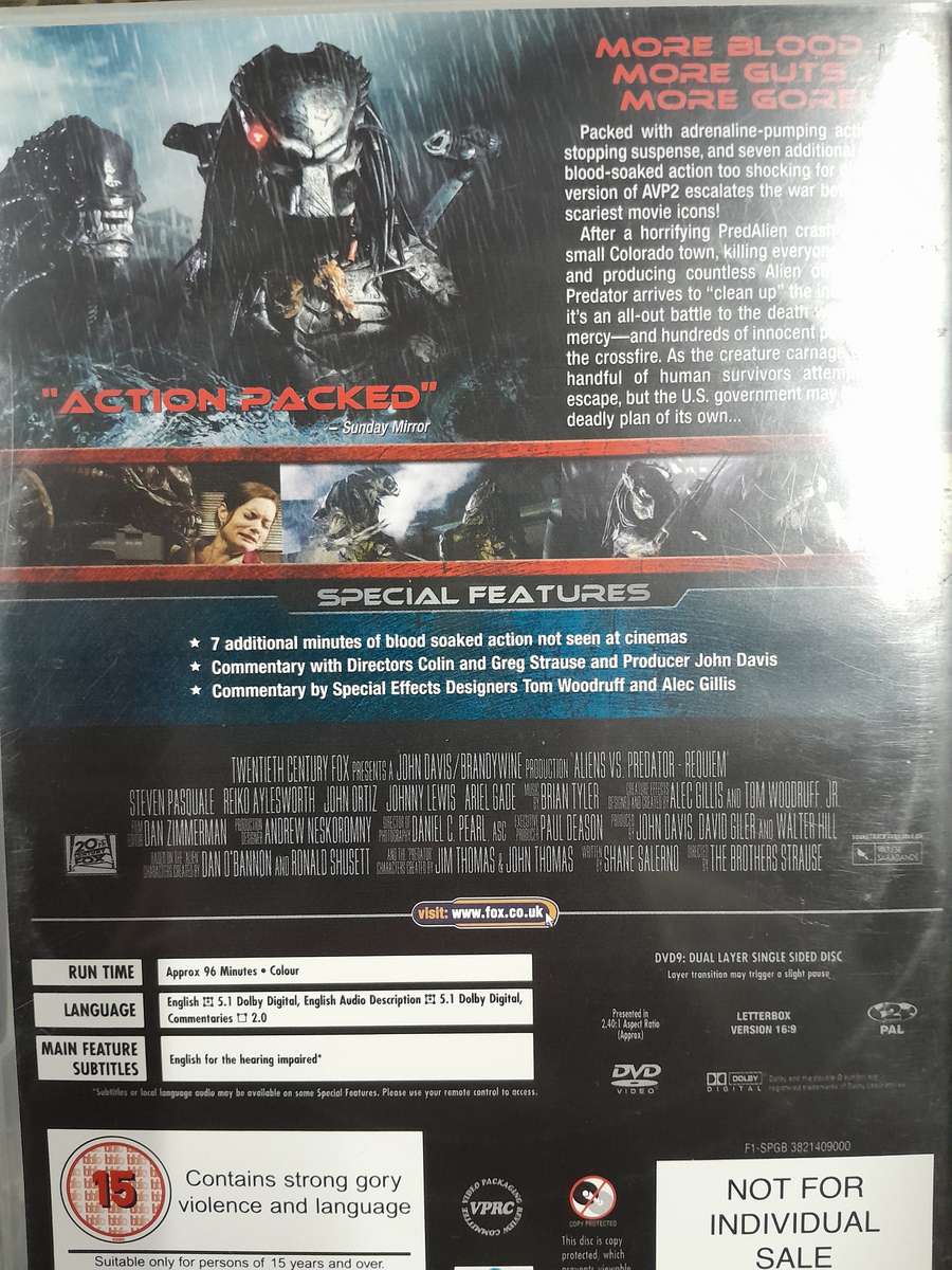 Alien / Predator - Total Destruction Ultimate DVD Collection (8 disc set)