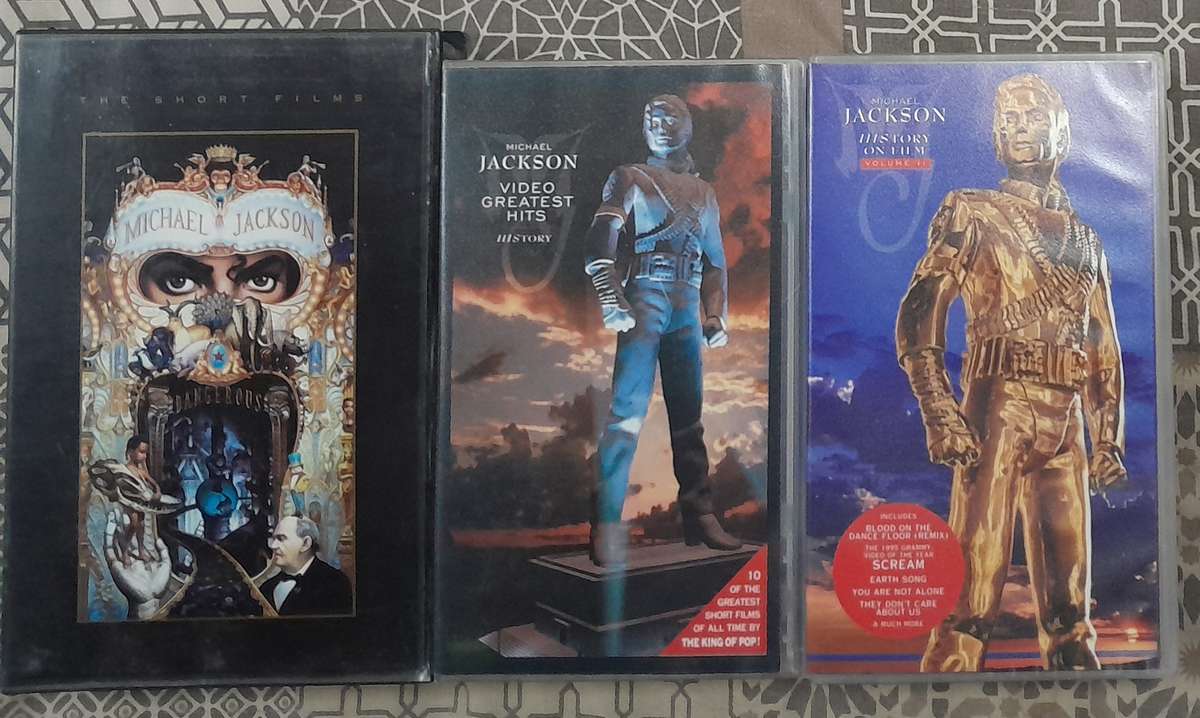 Michael Jackson - 3 x VHS bundle