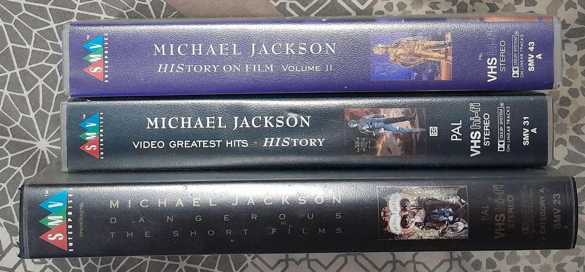 Michael Jackson - 3 x VHS bundle
