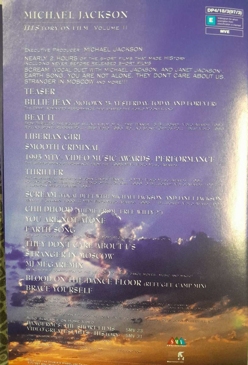 Michael Jackson - 3 x VHS bundle