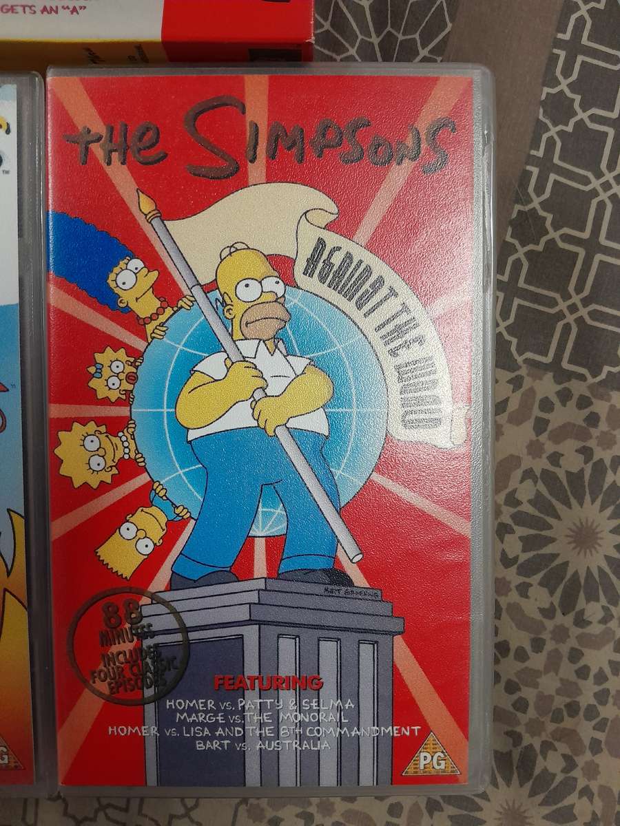 The Simpsons - 7 x VHS bundle