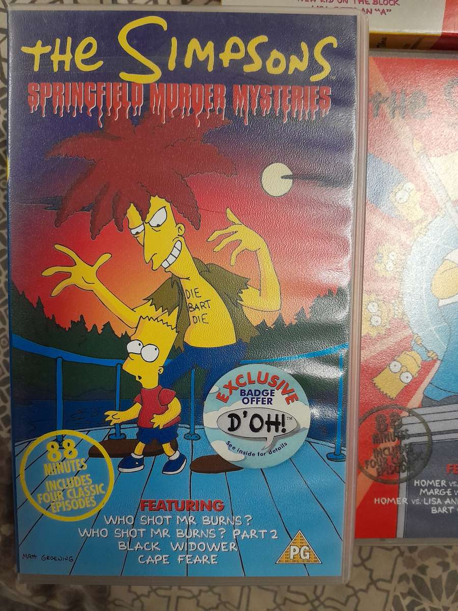 The Simpsons - 7 x VHS bundle