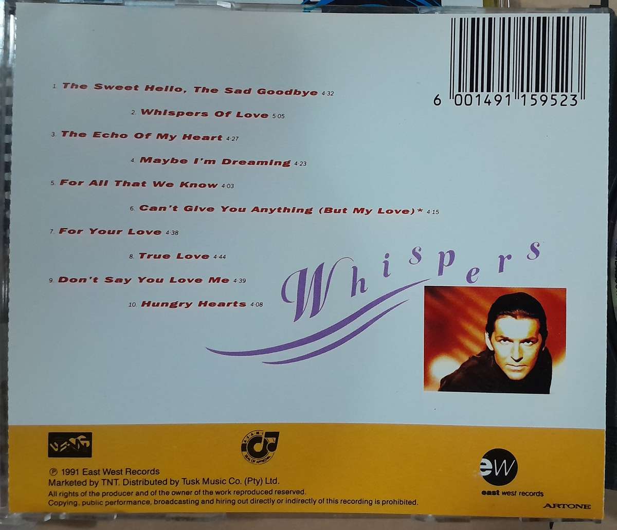 Thomas Anders - Whispers CD (2nd solo album, Modern Talking)