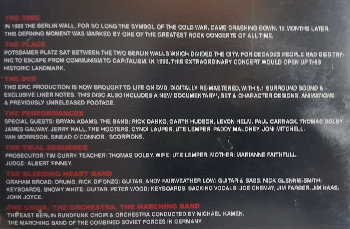 Roger Waters - 2 DVD Bundle (The Wall, live in Berlin and In the Flesh)