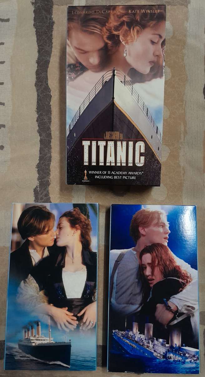 Titanic VHS (2 x NTSC cassettes) USA format
