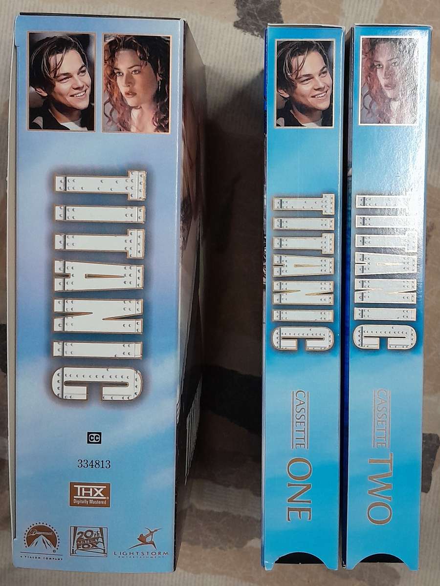Titanic VHS (2 x NTSC cassettes) USA format