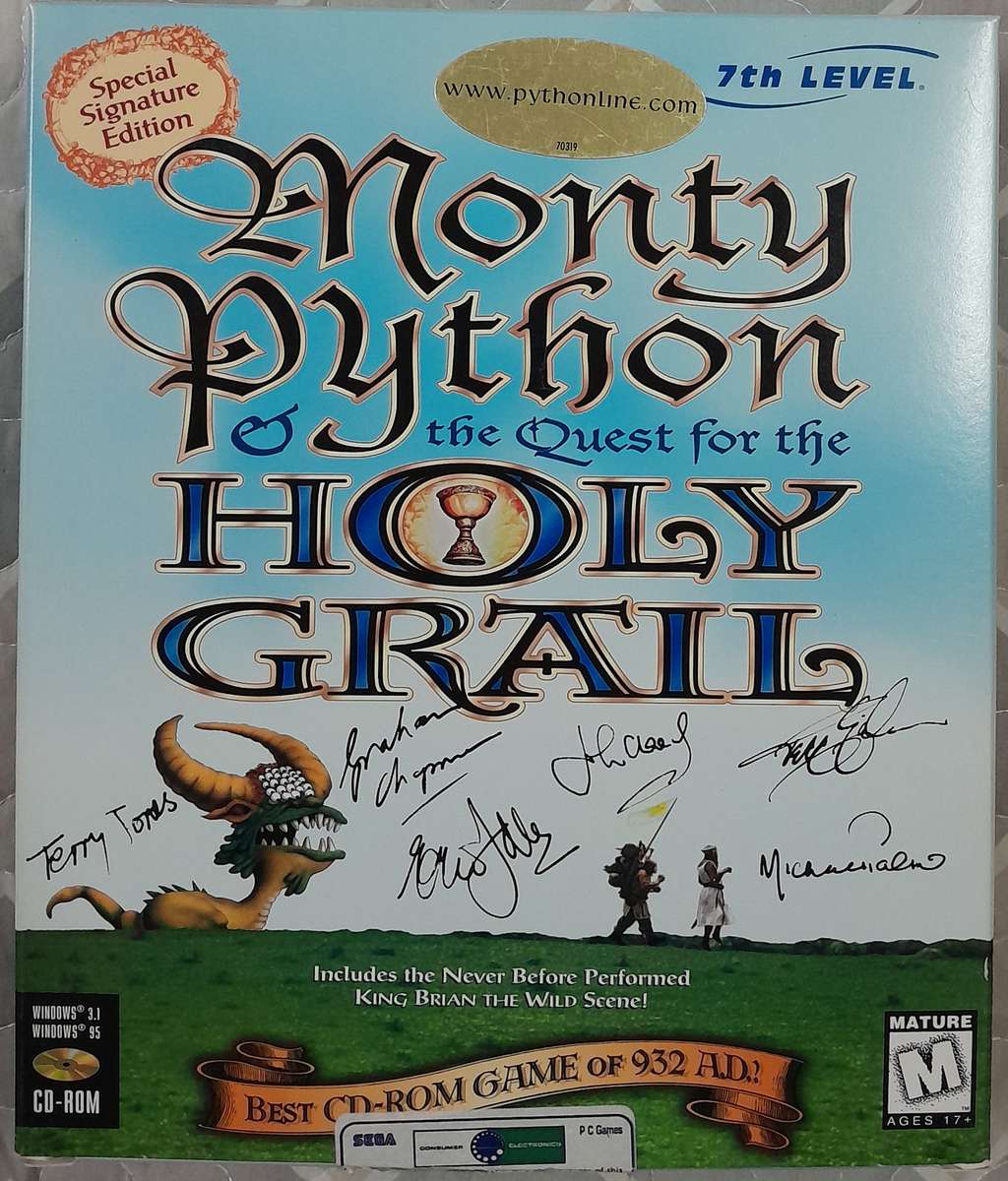 Monty Python - The Quest For The Holy Grail PC Big Box Game