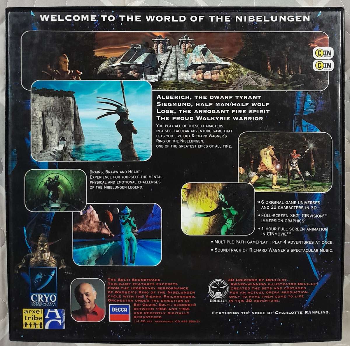 Ring - The Legend of the Nibelungen PC CD-Rom Big Box Adventure Game