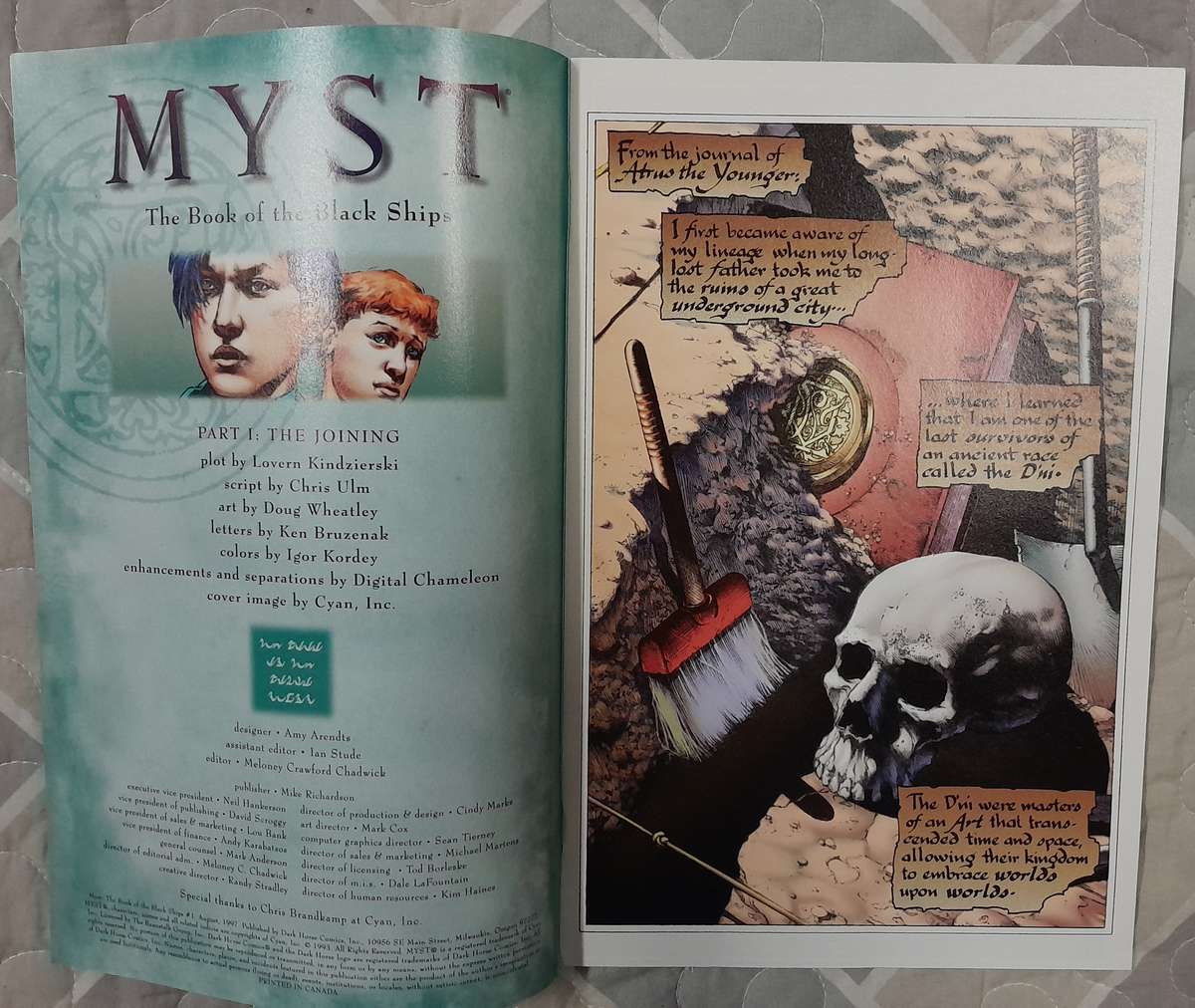 Myst - The Book of Black Ships #1 Graphic novel
