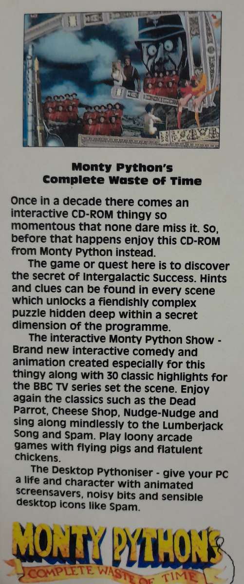 Monty Python - Complete Waste of Time PC Big Box Game