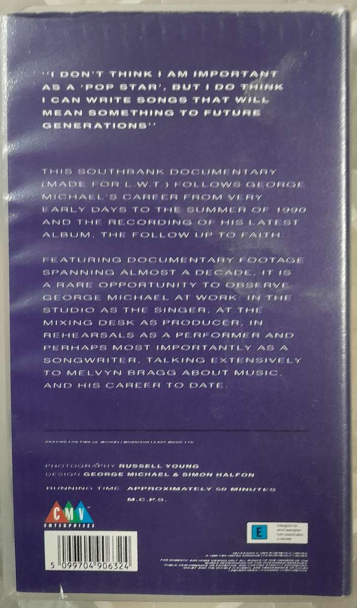 George Michael VHS (Southbank documentary)