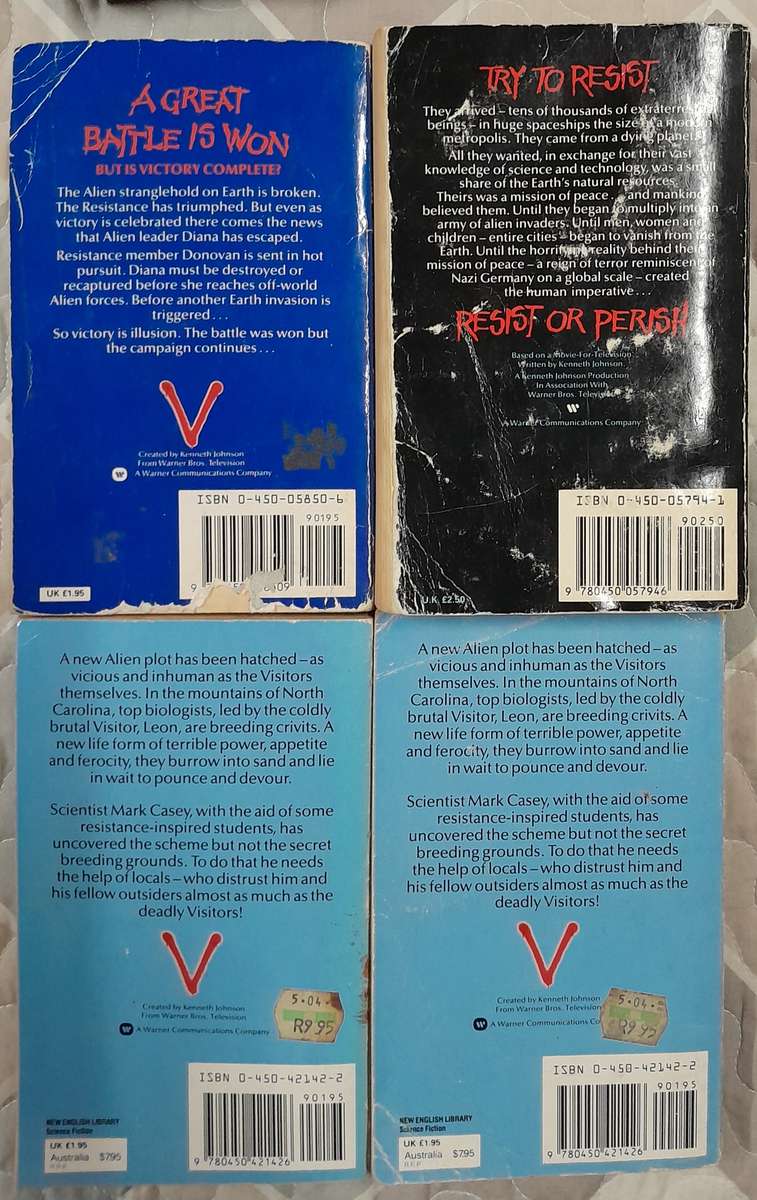 "V" - The TV series. 5 Book bundle