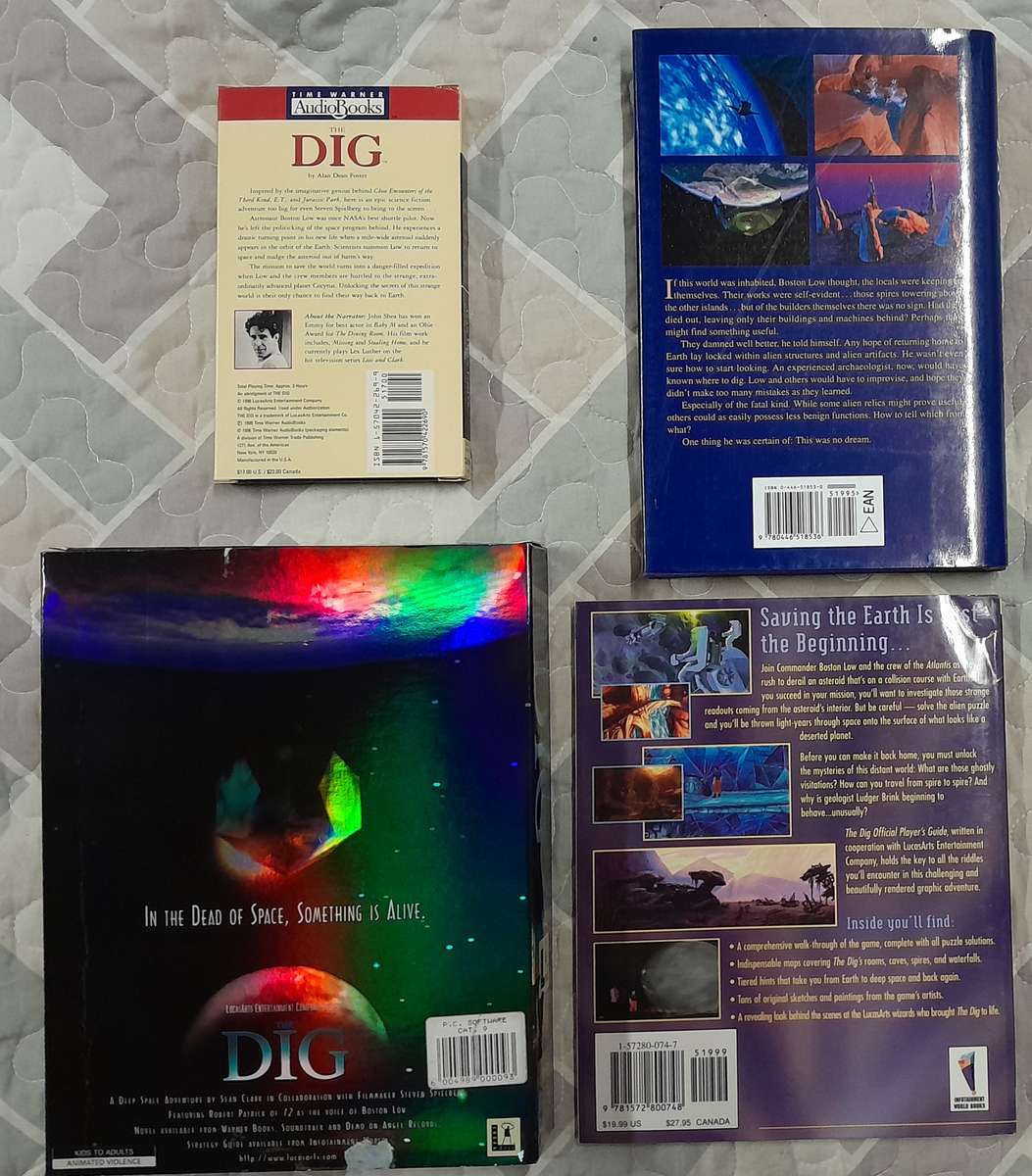 The Dig (Ultimate Bundle) PC Big Box Adventure Game (LucasArts)