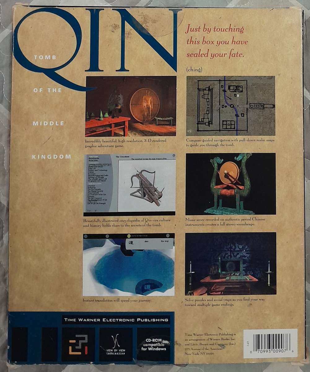 QIN - Tomb of the Middle Kingdom - PC Big Box Adventure Game