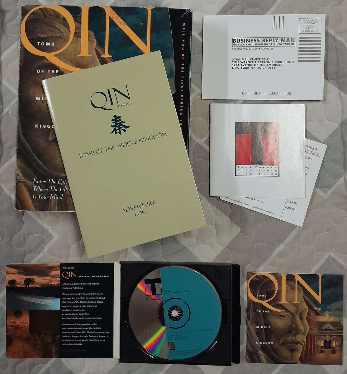 QIN - Tomb of the Middle Kingdom - PC Big Box Adventure Game