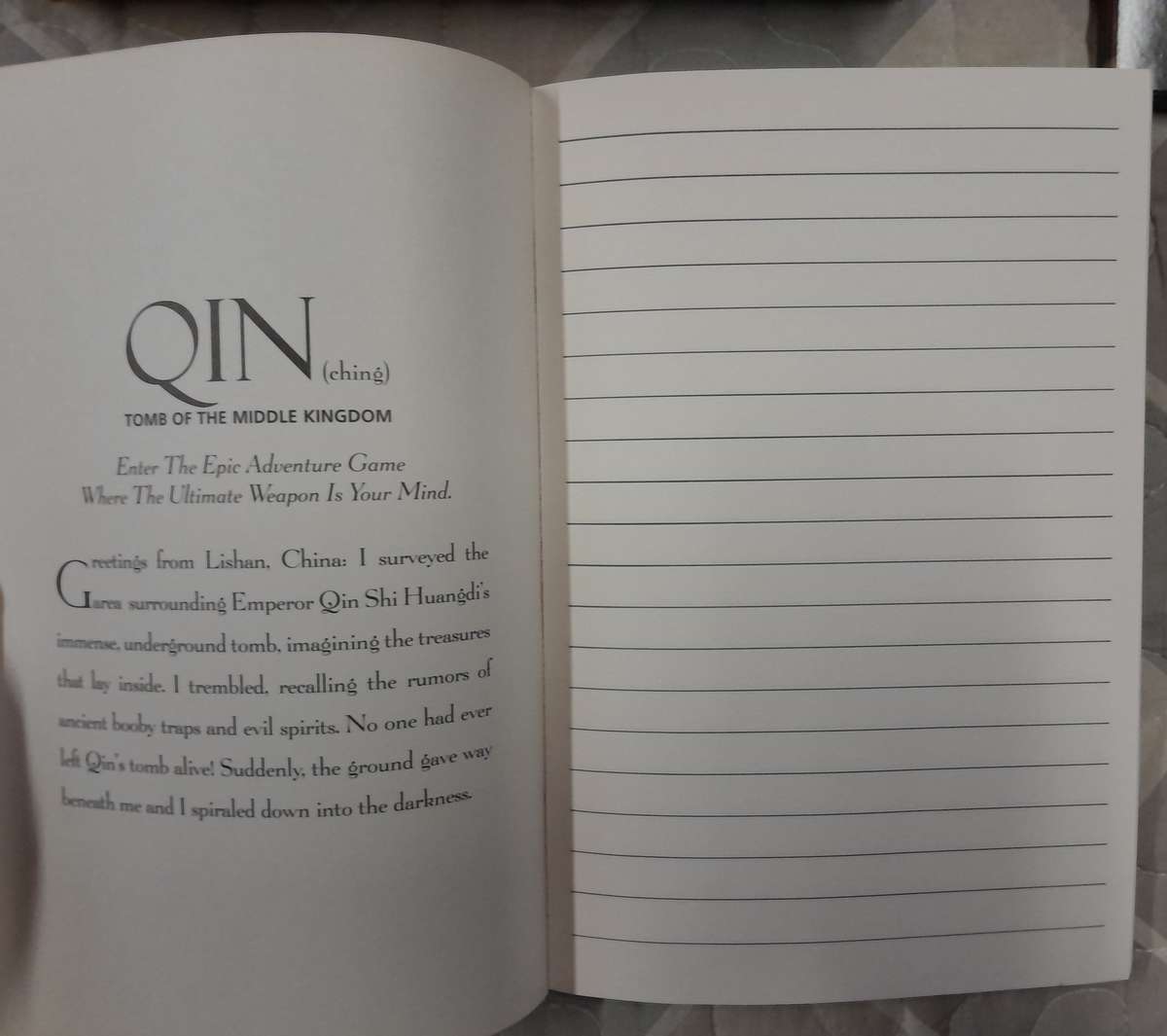 QIN - Tomb of the Middle Kingdom - PC Big Box Adventure Game