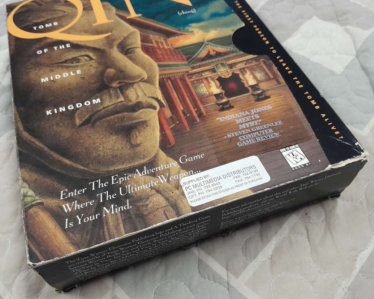 QIN - Tomb of the Middle Kingdom - PC Big Box Adventure Game