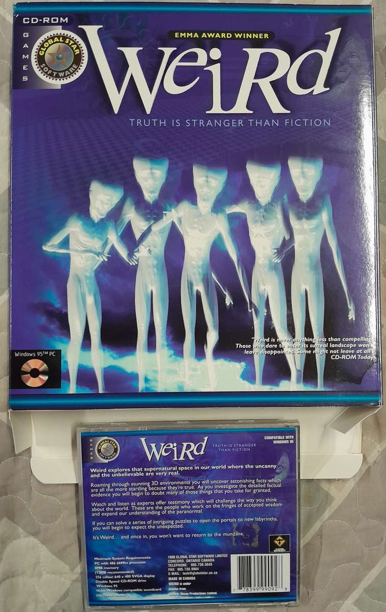 Weird - Truth Is Stranger Than Fiction - Interactive  CD-Rom PC Big Box