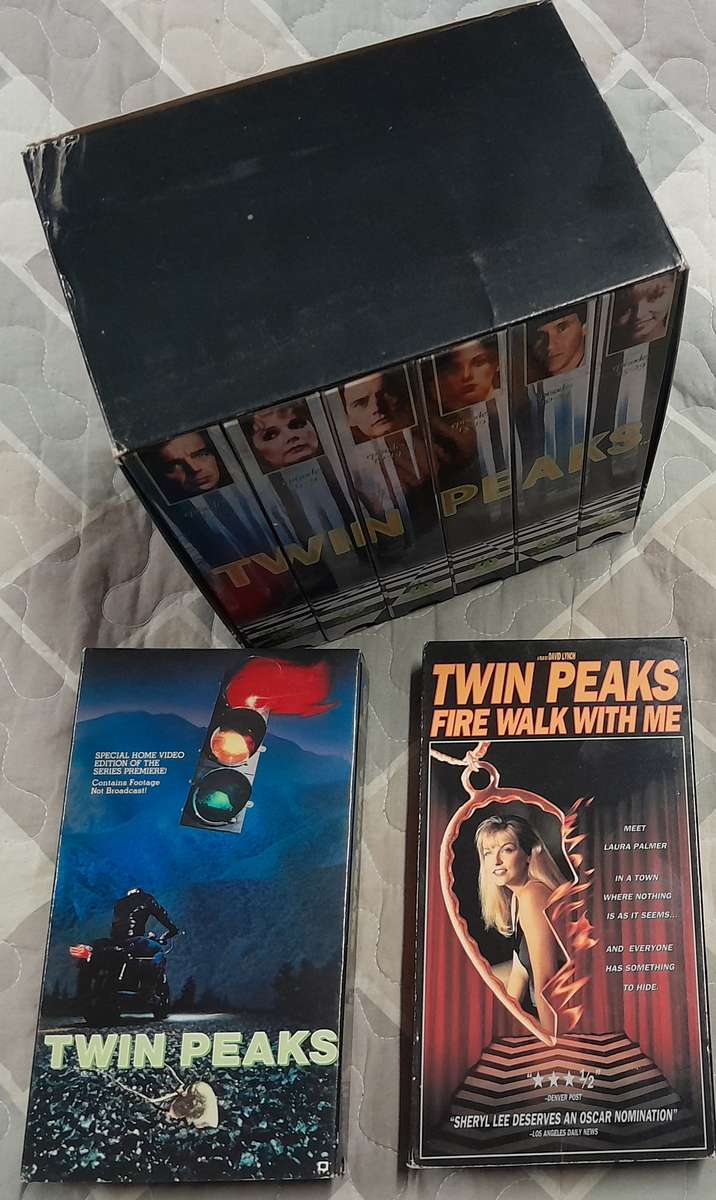 Twin Peaks - Series 1 & 2 VHS Box Set PLUS Pilot and Fire Walk With Me VHS bundle (USA NTSC format)