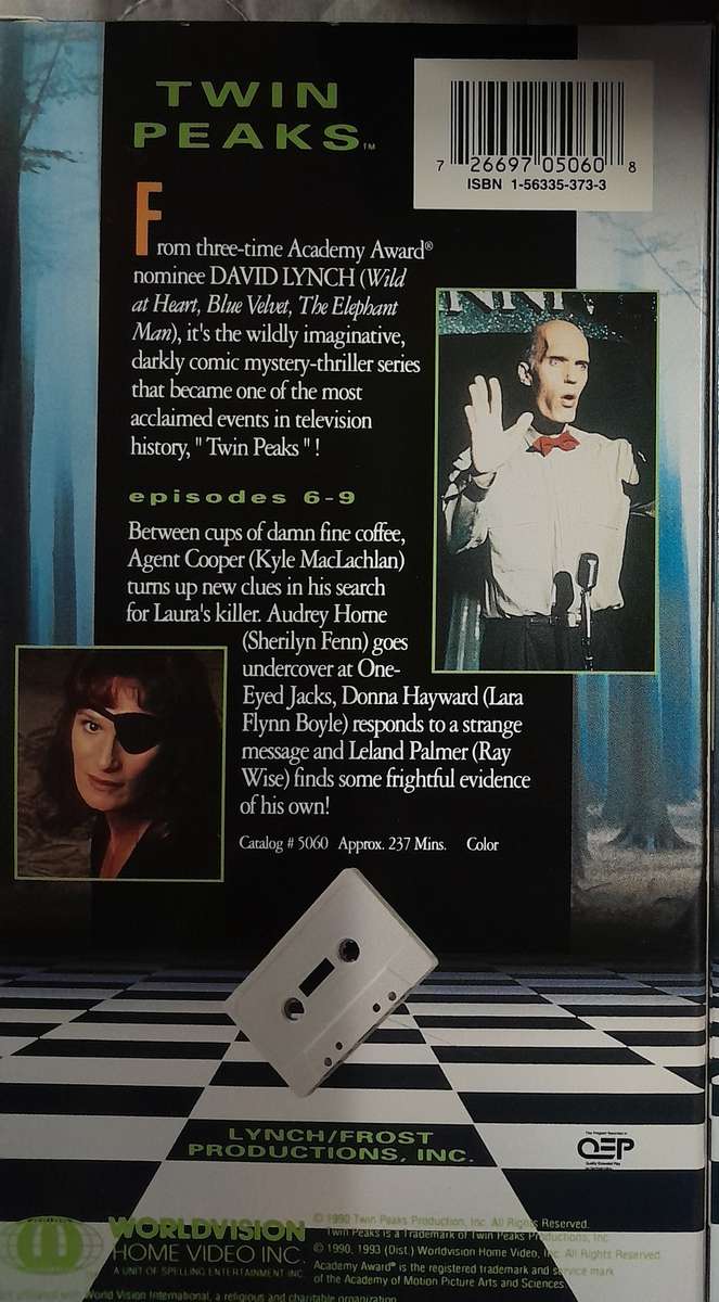 Twin Peaks - Series 1 & 2 VHS Box Set PLUS Pilot and Fire Walk With Me VHS bundle (USA NTSC format)