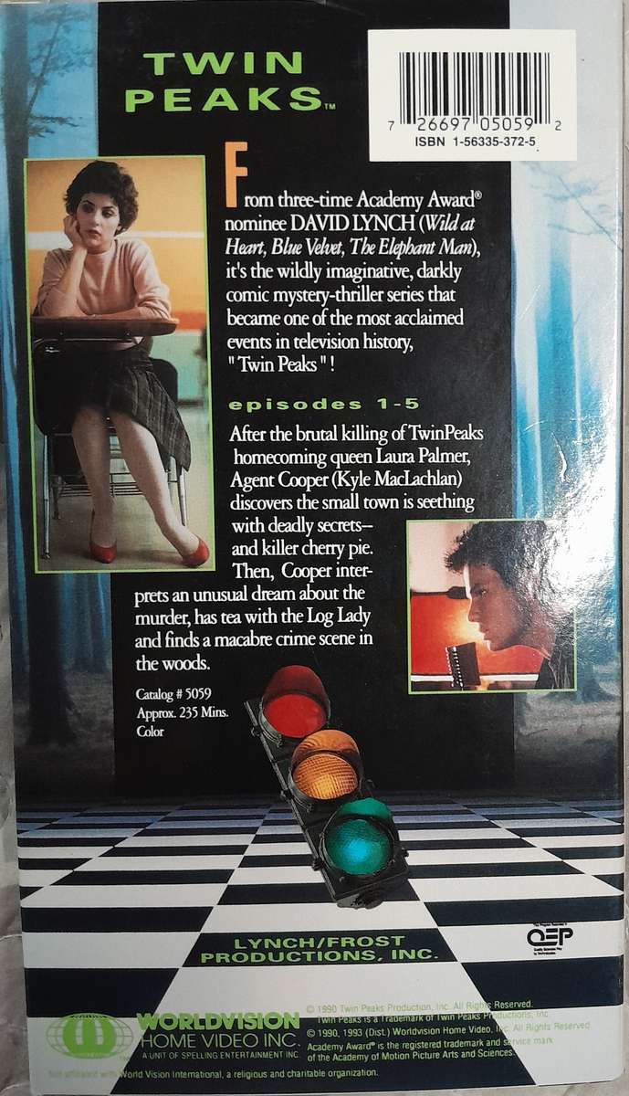 Twin Peaks - Series 1 & 2 VHS Box Set PLUS Pilot and Fire Walk With Me VHS bundle (USA NTSC format)