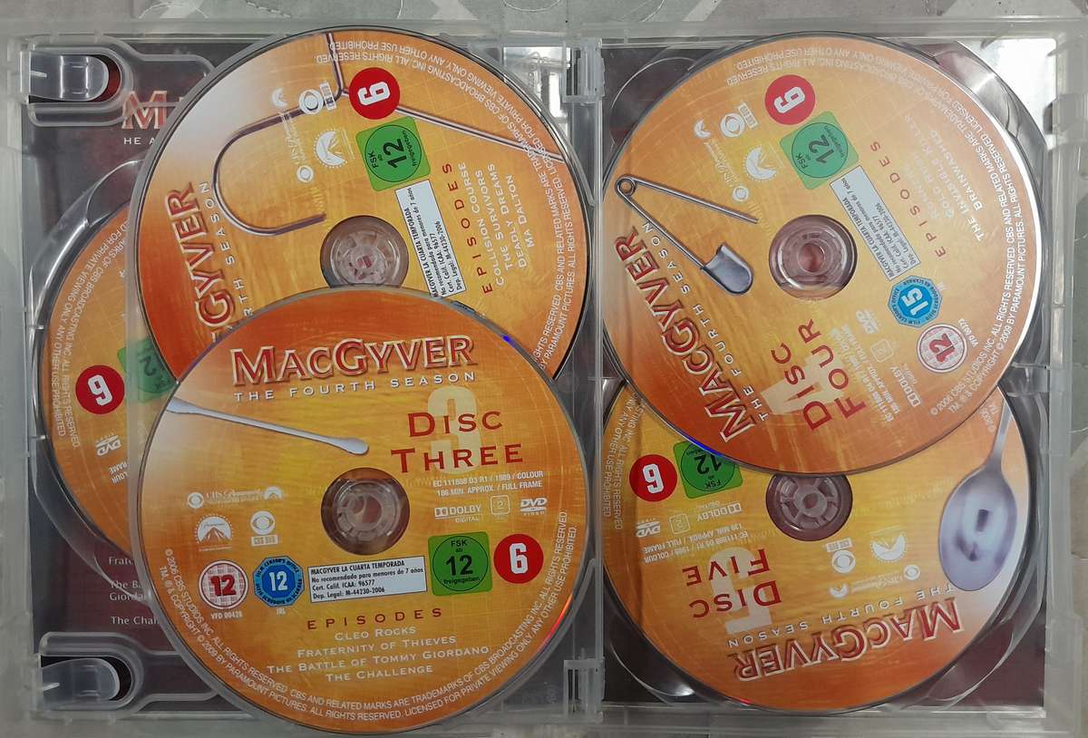 MacGyver - Season 4 DVD set