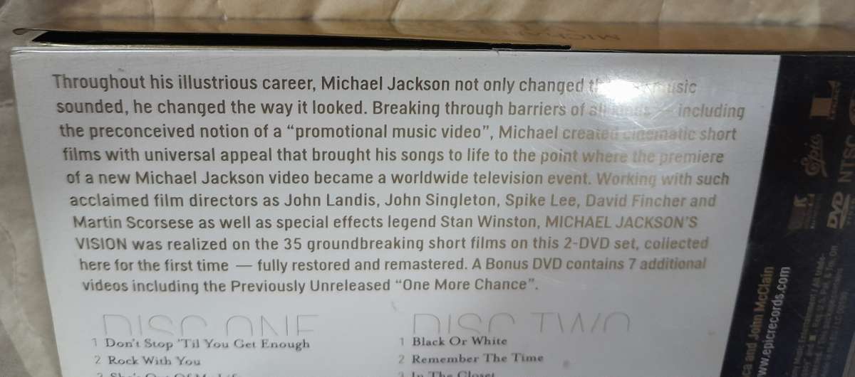Michael Jackson - Michael Jackson's Vision 3DVD set