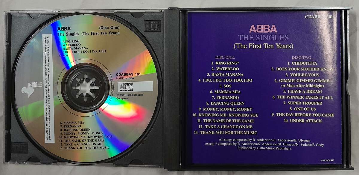 ABBA - The Singles The First Ten Years 2CD
