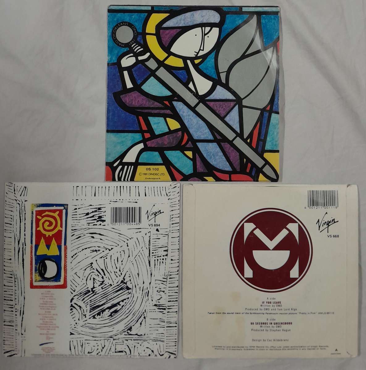 OMD - 3 x 7" single bundel (Joan of Arc (Maid of Orleans), We Love You, If You Leave)