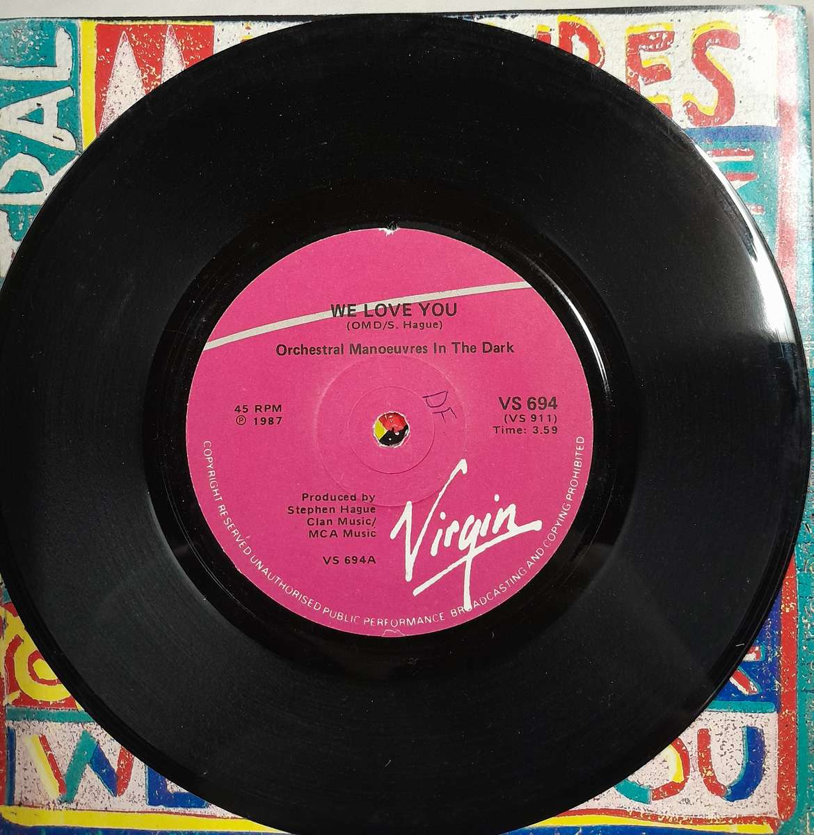 OMD - 3 x 7" single bundel (Joan of Arc (Maid of Orleans), We Love You, If You Leave)