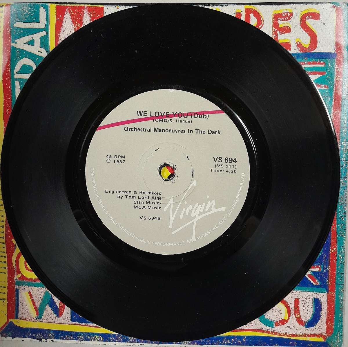 OMD - 3 x 7" single bundel (Joan of Arc (Maid of Orleans), We Love You, If You Leave)
