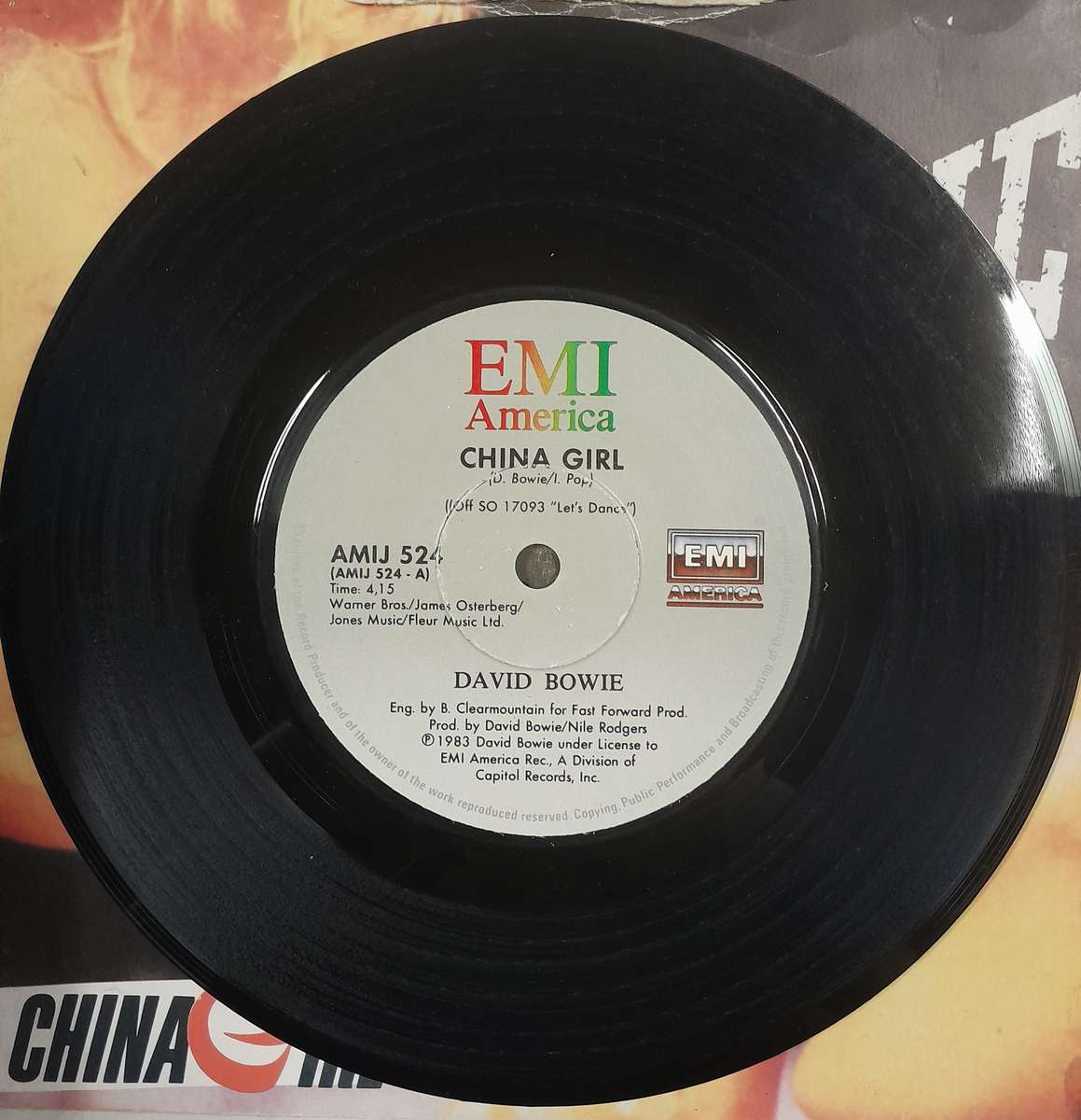 David Bowie - 2 x 7" single bundle (China Girl / Blue Jean)