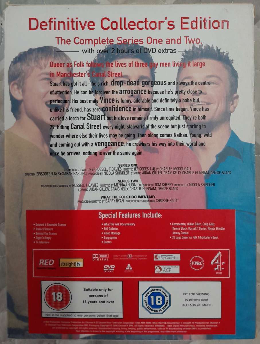 Queer as Folk - Definitive Collector's Edition 4 DVD set (Complete UK series 1 & 2) (Gay interest))