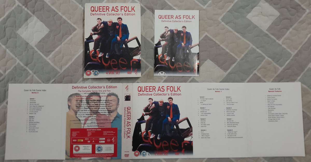 Queer as Folk - Definitive Collector's Edition 4 DVD set (Complete UK series 1 & 2) (Gay interest))