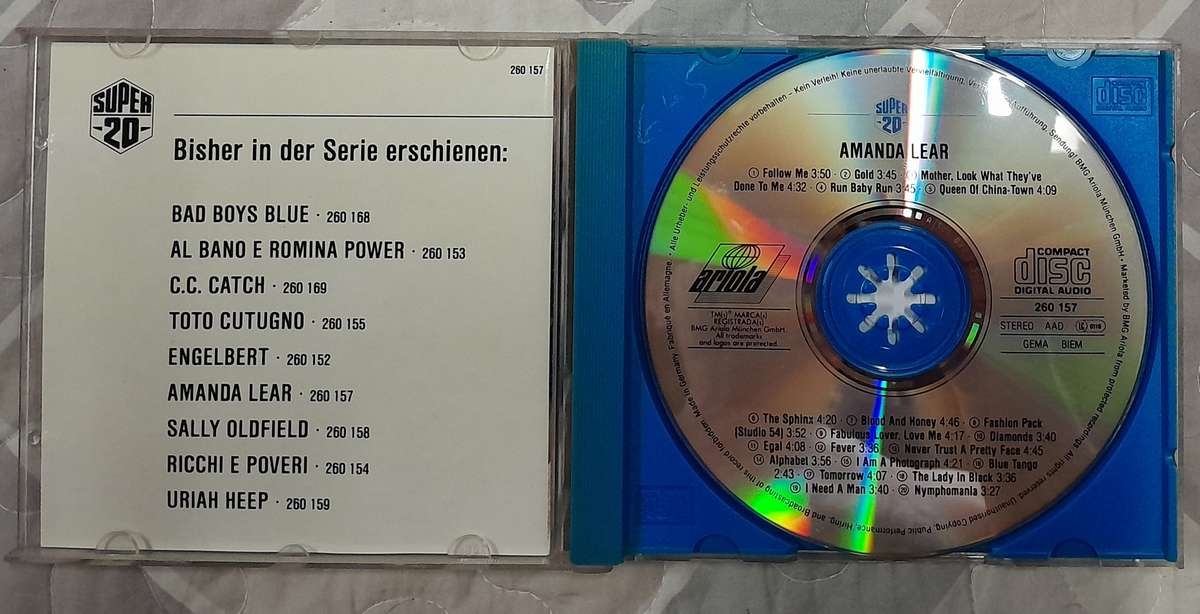 Amanda Lear - Super 20 CD