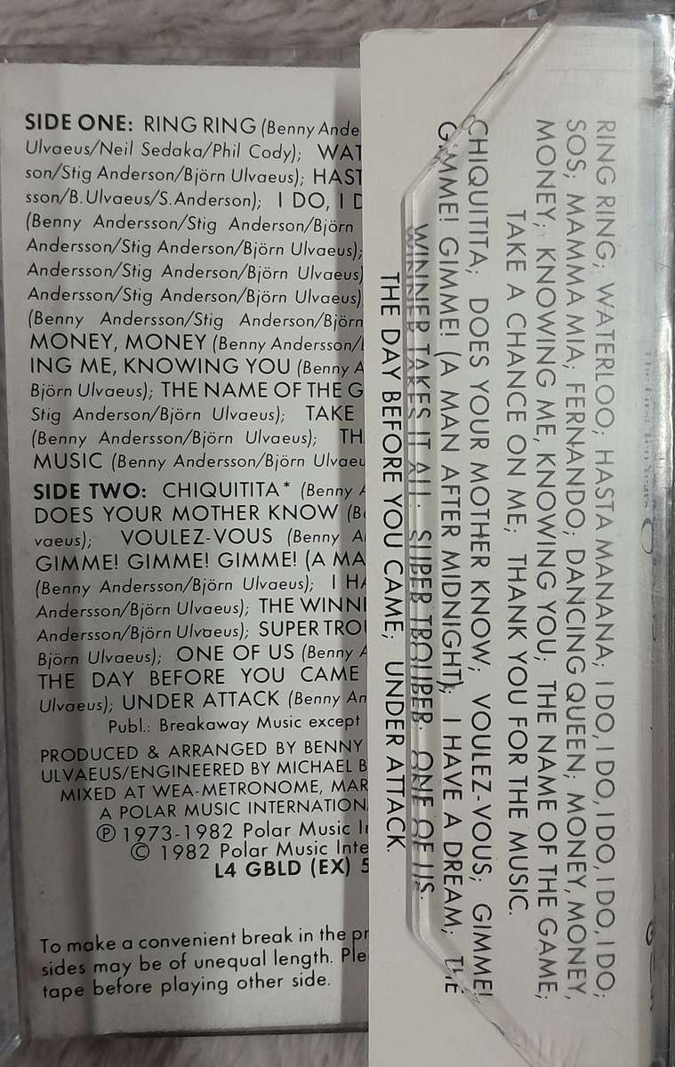 ABBA - Bundle of 3 cassettes and 2 Official Magazines (Super Trouper, The Visitors, The Singles)