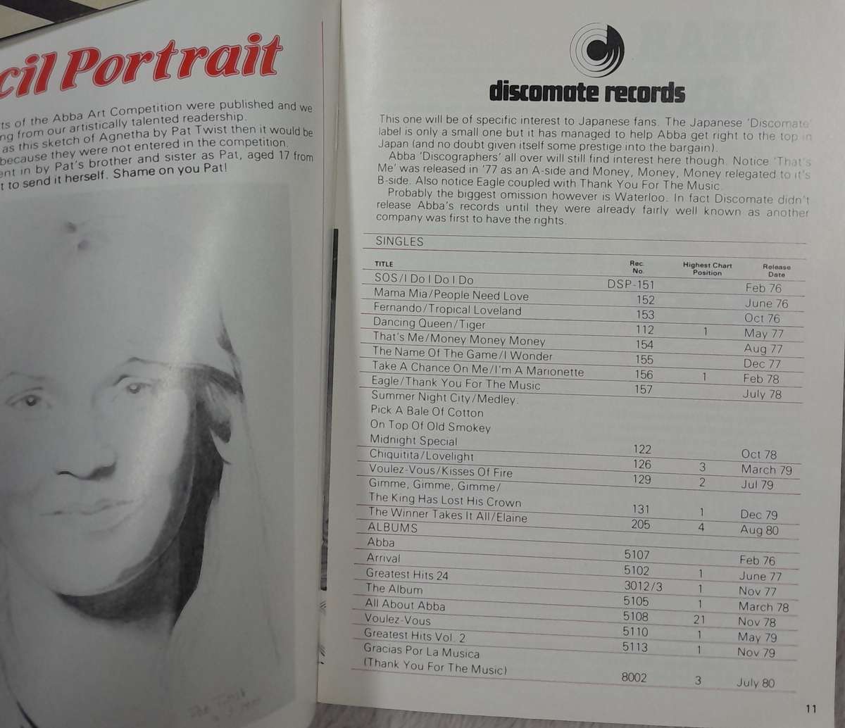 ABBA - Bundle of 3 cassettes and 2 Official Magazines (Super Trouper, The Visitors, The Singles)