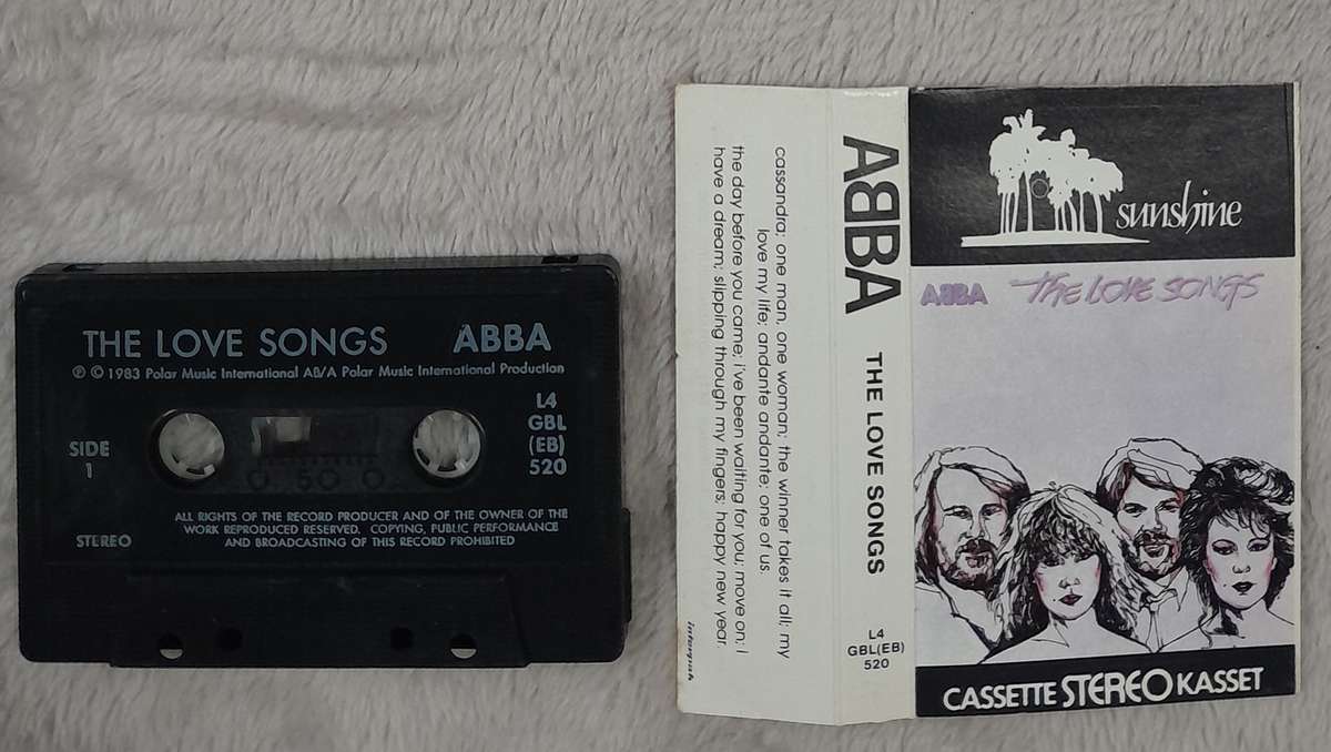 ABBA - The Love Songs Cassette (1983 South African compilation)